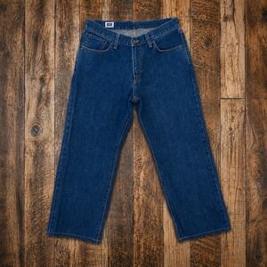Edwin International Basic 404 Mens Jeans Blue Straight Leg Made in Japan W33 L25